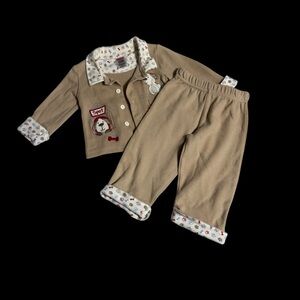 Fisher-Price Cream Baby Outfit
